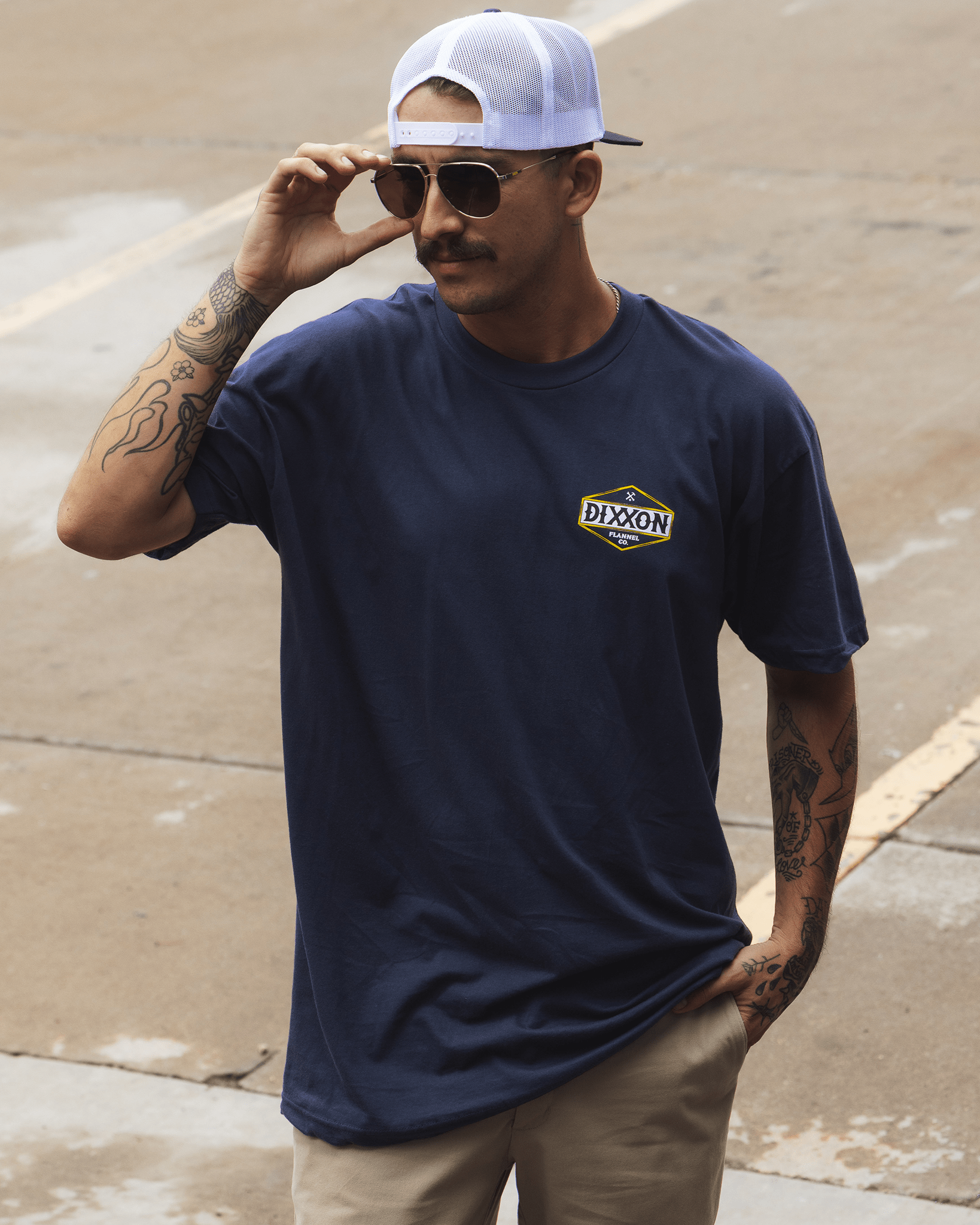 War Bird T-Shirt - Navy - Dixxon Flannel Co. view 3