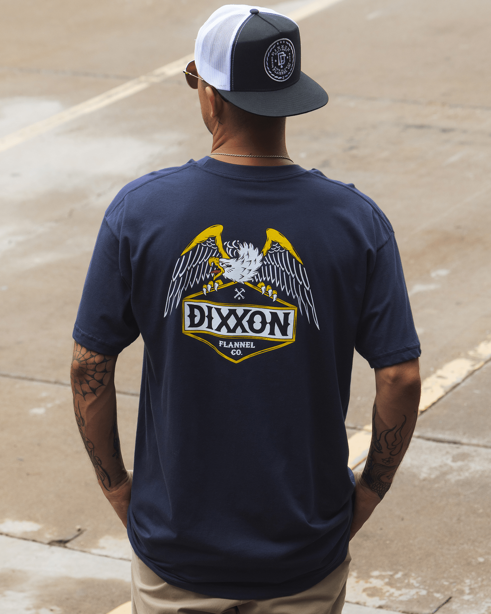 War Bird T-Shirt - Navy - Dixxon Flannel Co. view 1