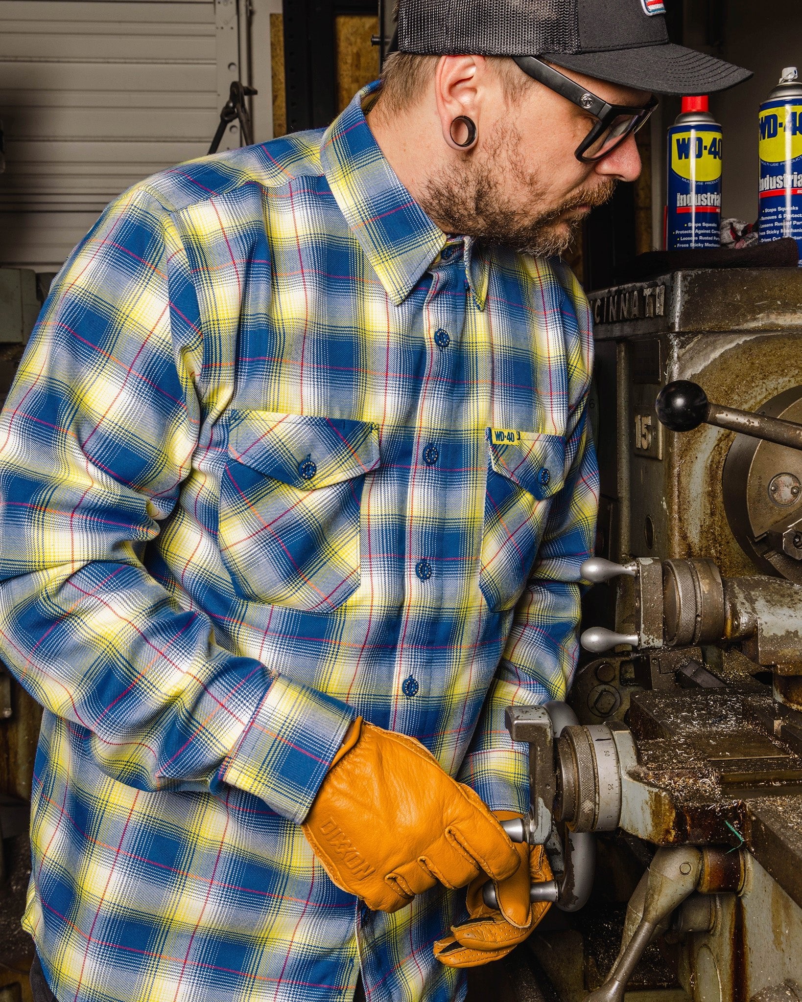 40's～ Print Flannel Shirts WD-40 Flannel | Dixxon Flannel Co.