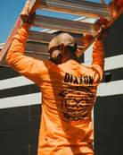 Weld Hi Vis Long Sleeve T-Shirt - Safety Orange - Dixxon Flannel Co.