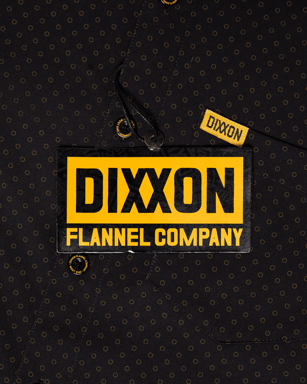 West End Party Shirt - Black & Gold - Dixxon Flannel Co. view 9
