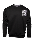 White Absolute Defiance Crewneck Sweatshirt - Black - Dixxon Flannel Co.
