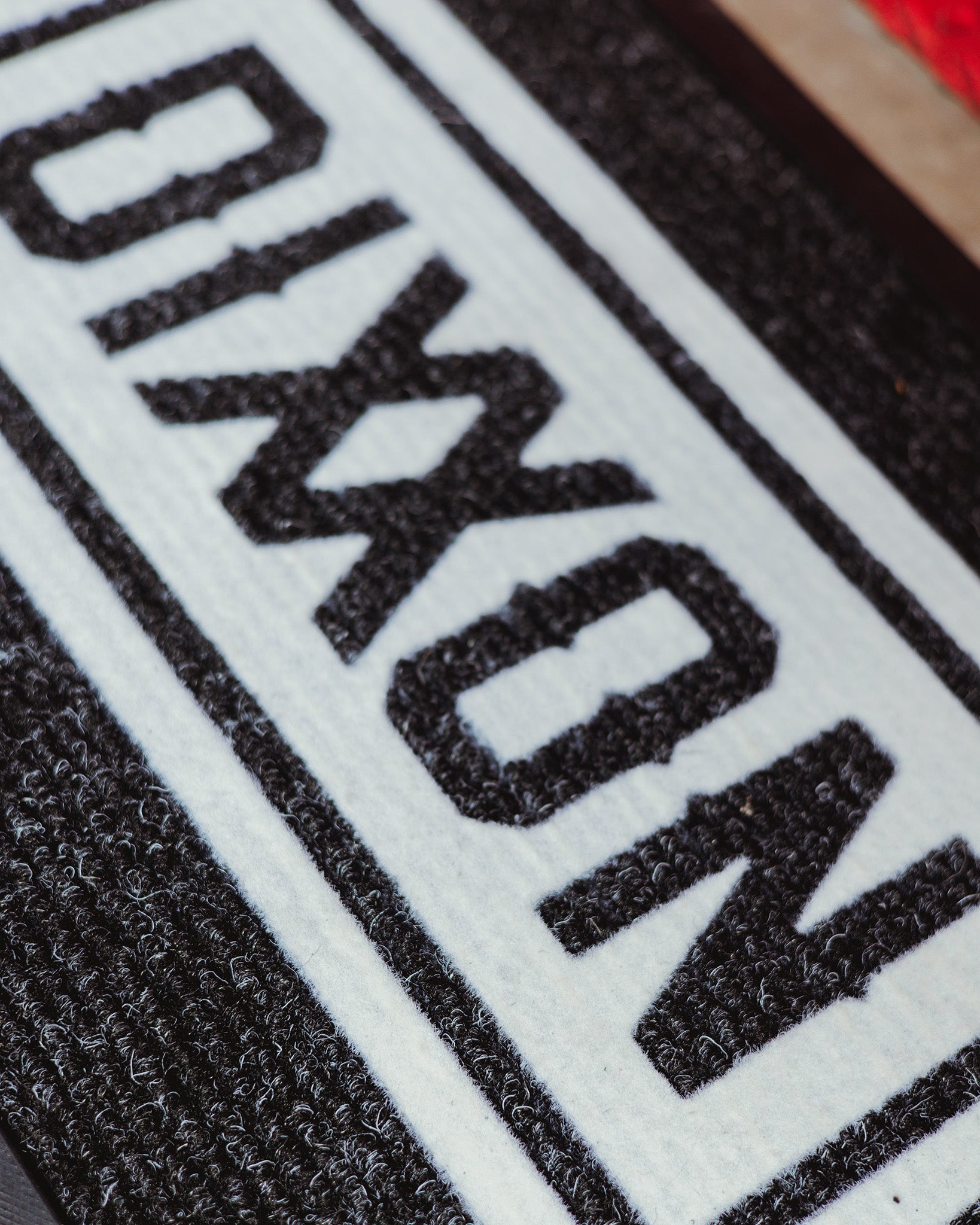 White Bar Indoor Mat - Black - Dixxon Flannel Co.