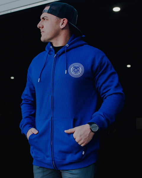 新品　CE LOGO TAPE HOODIE RELAXED FIT ネイビー HUGO - Geometric-tape hoodie in a cotton blend - Dark Blue