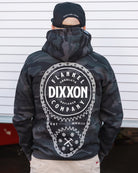 White Chain Driven Zip Up Hoodie - Black Camo - Dixxon Flannel Co.