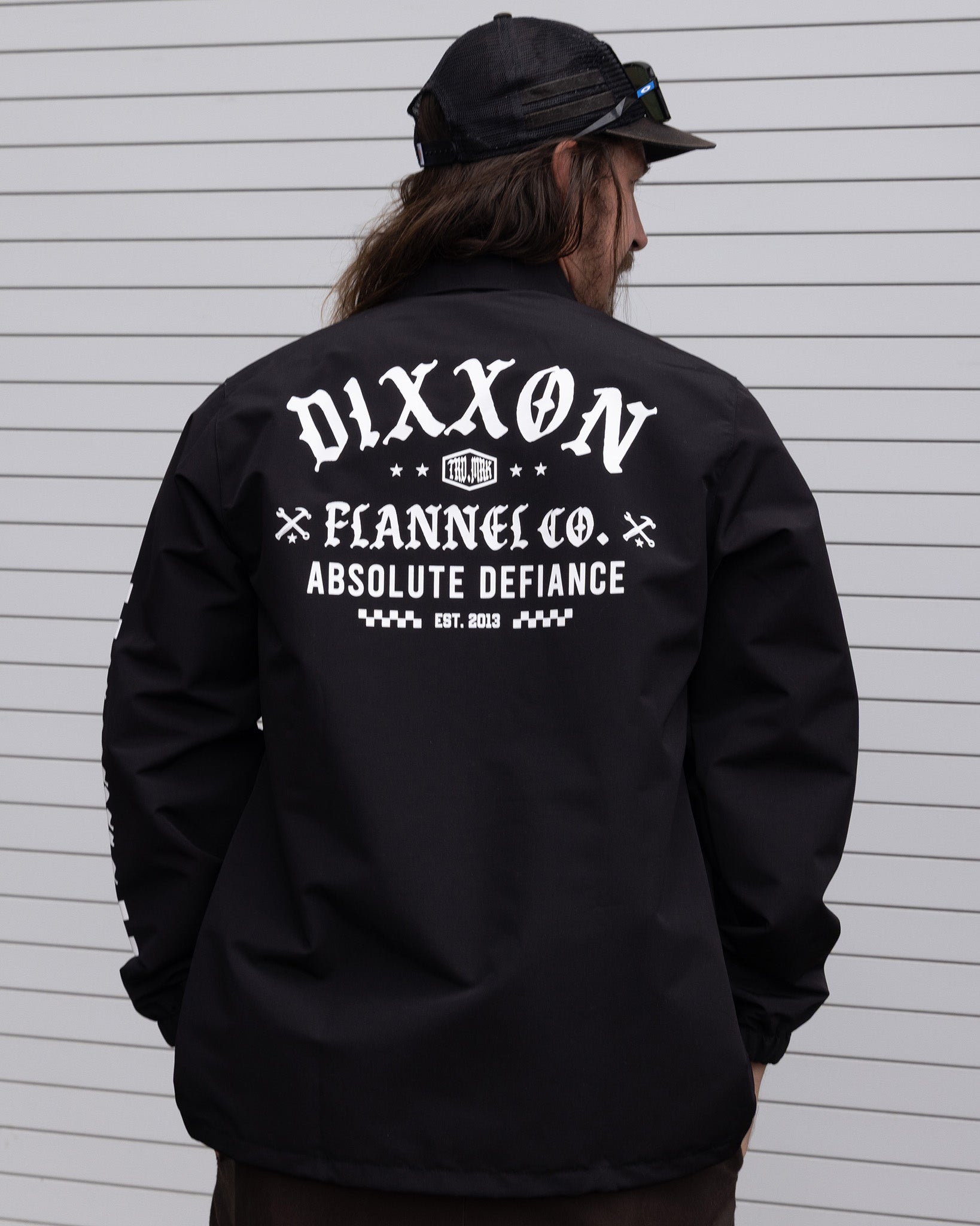 Dixxon White Cruz Coaches Jacket (Black) - Shop Now | 2026