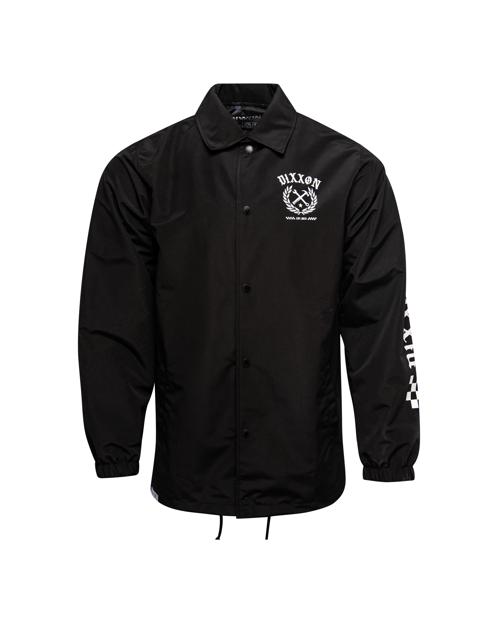 White Cruz Coaches Jacket - Black - Dixxon Flannel Co.