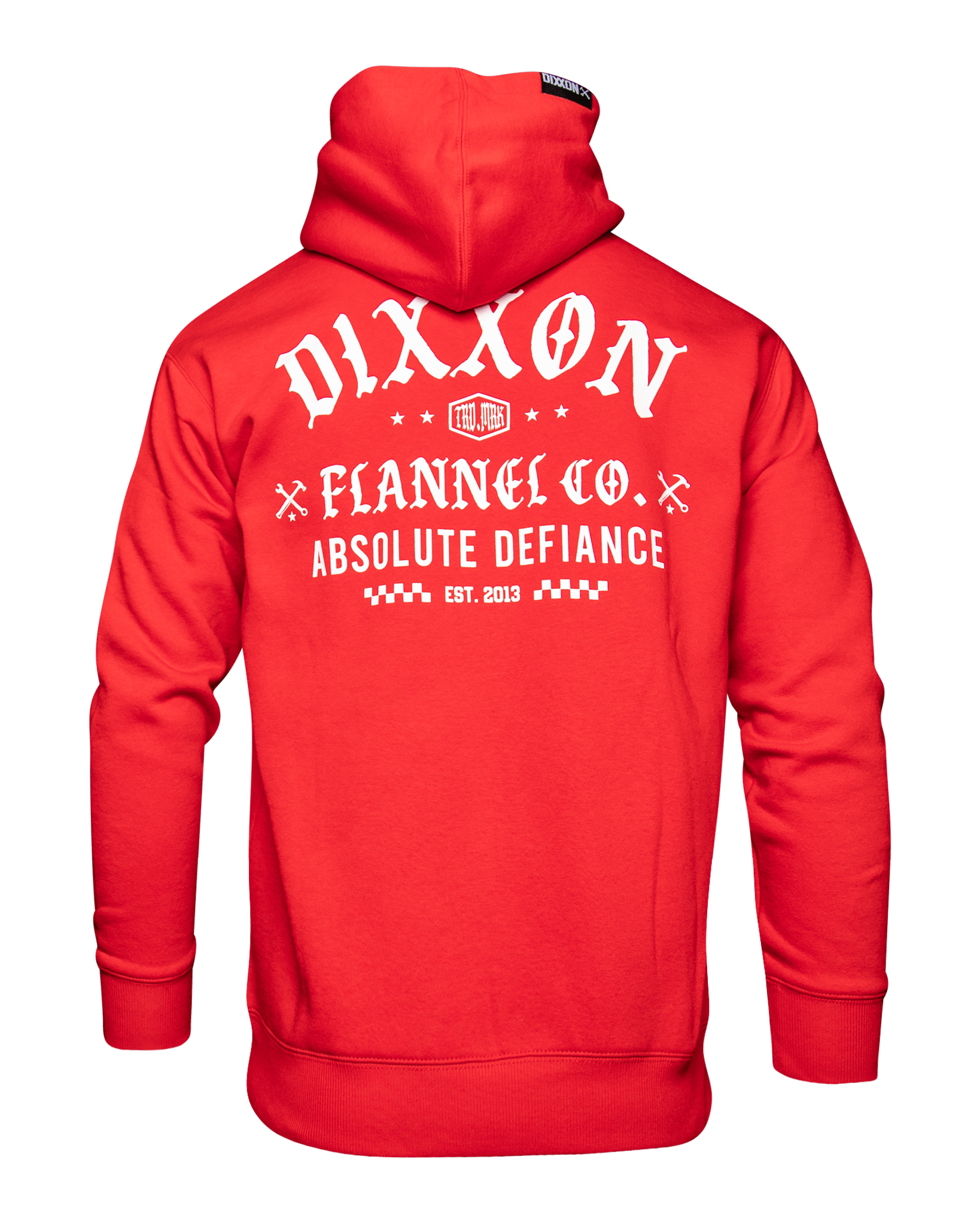 White Cruz Pullover Hoodie - Red | Dixxon Flannel Co. White Cruz Pullover Hoodie - Red | Dixxon Flannel Co.