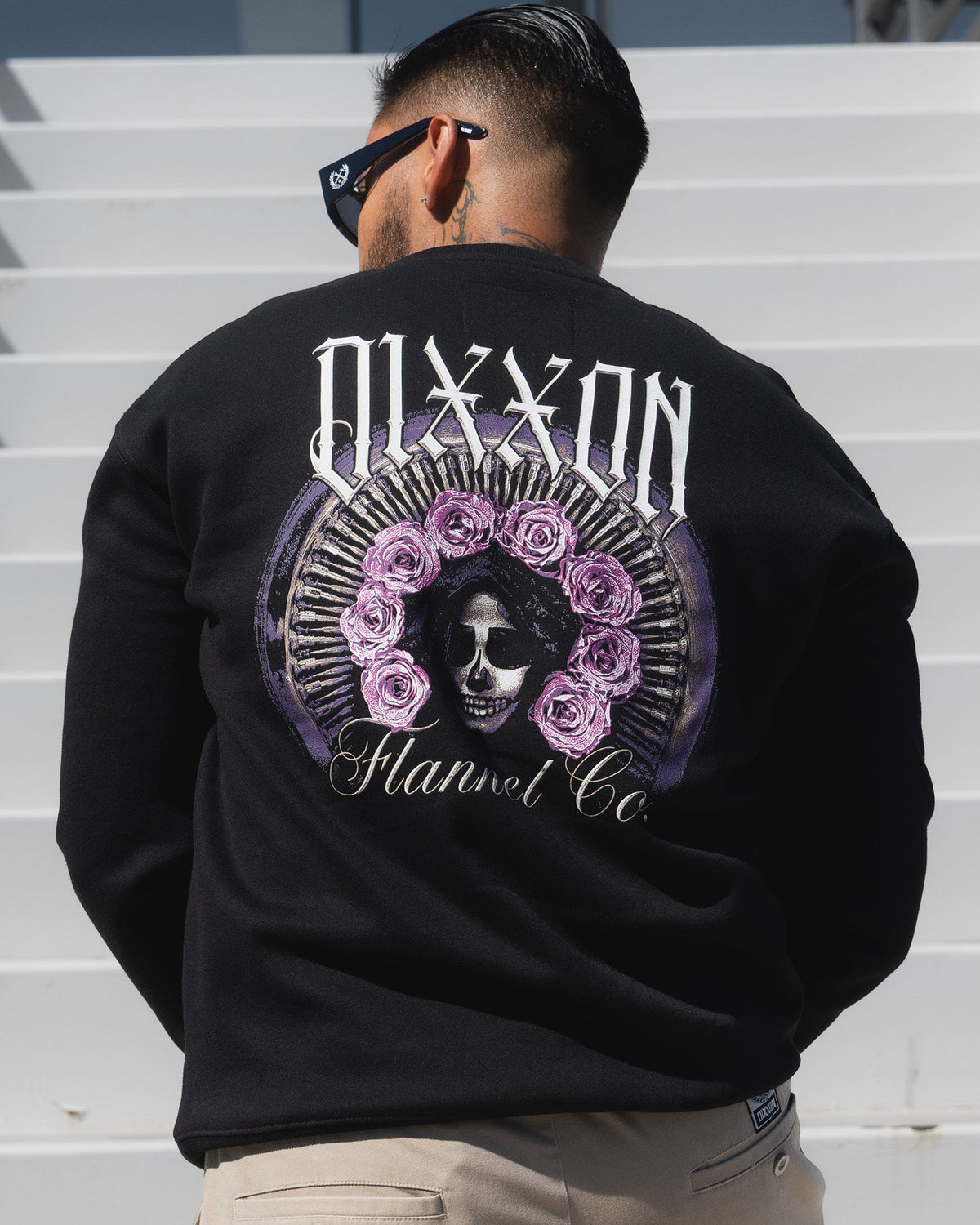 White Decadence Crewneck Sweatshirt - Black - view 1