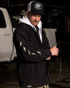 White & Gold Ignite Coaches Jacket - Black - Dixxon Flannel Co.