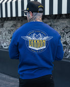 White & Gold Sealed Crewneck Sweatshirt - Royal Blue - Dixxon Flannel Co.