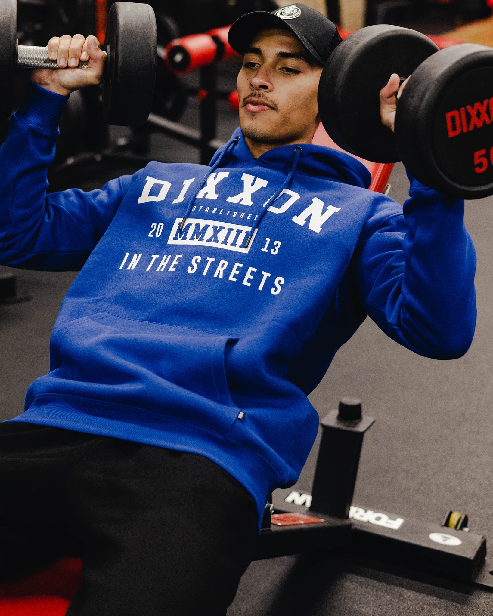 White In The Streets Pullover Hoodie - Blue | Dixxon Flannel Co.