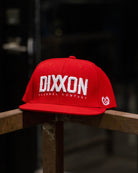 White Logotype Flat Bill Snapback - Dixxon Flannel Co.