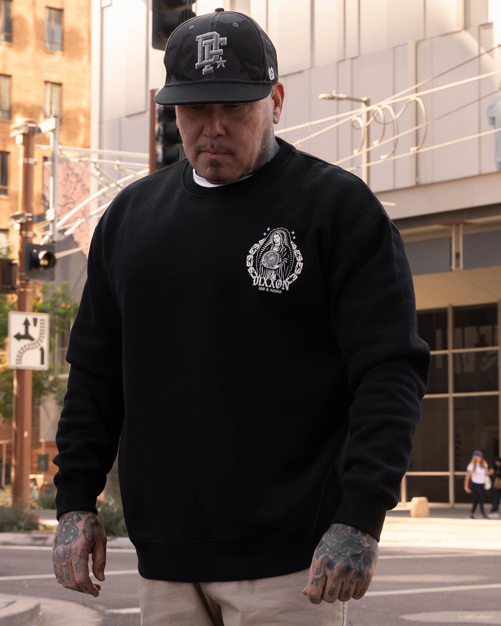 Dixxon's White Low & Behold Crewneck Sweatshirt - Black | Shop Now