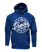 White MFG Pullover Hoodie - Blue - Dixxon Flannel Co.
