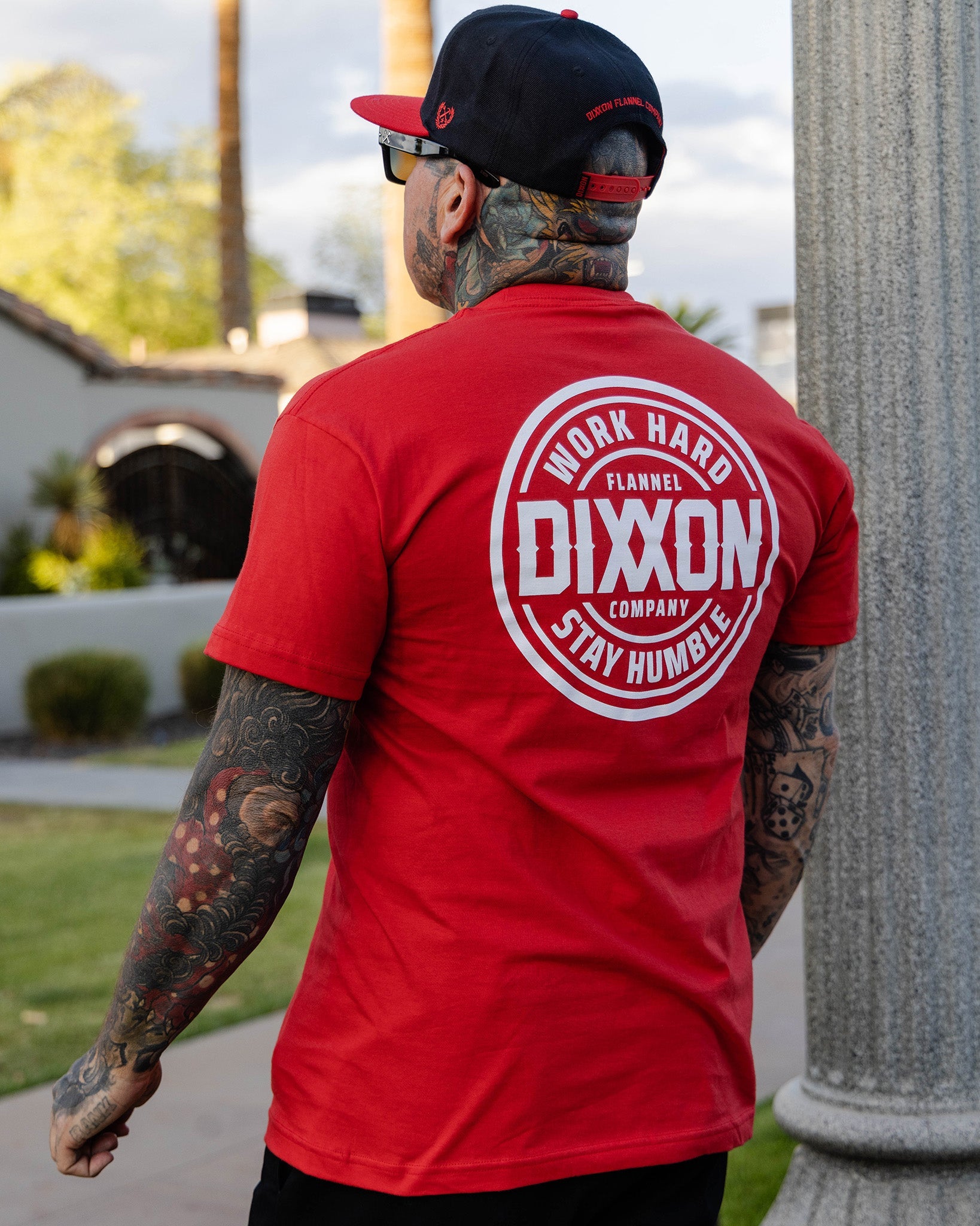 White Nuevo Corpo T-Shirt - Red | Dixxon Apparel