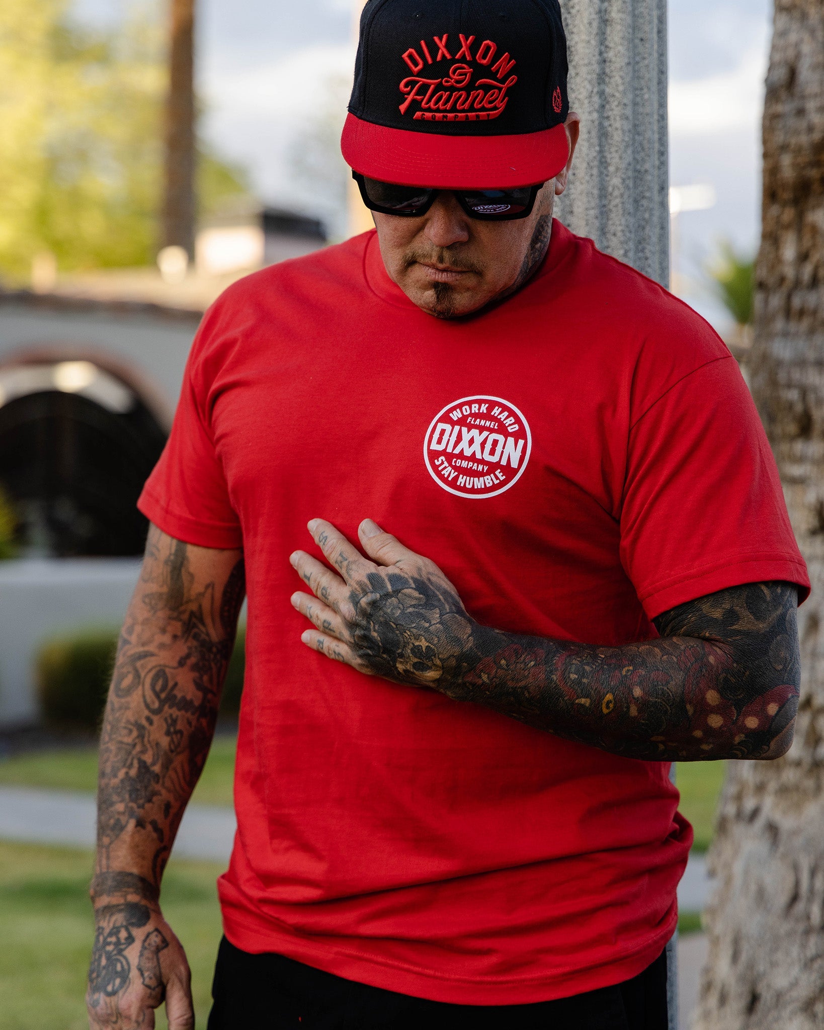 White Nuevo Corpo T-Shirt - Red - Dixxon Flannel Co.