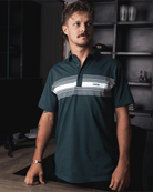 White Stripe Premium Polo - Green - Dixxon Flannel Co.
