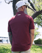 White Stripe Premium Polo - Red - Dixxon Flannel Co.
