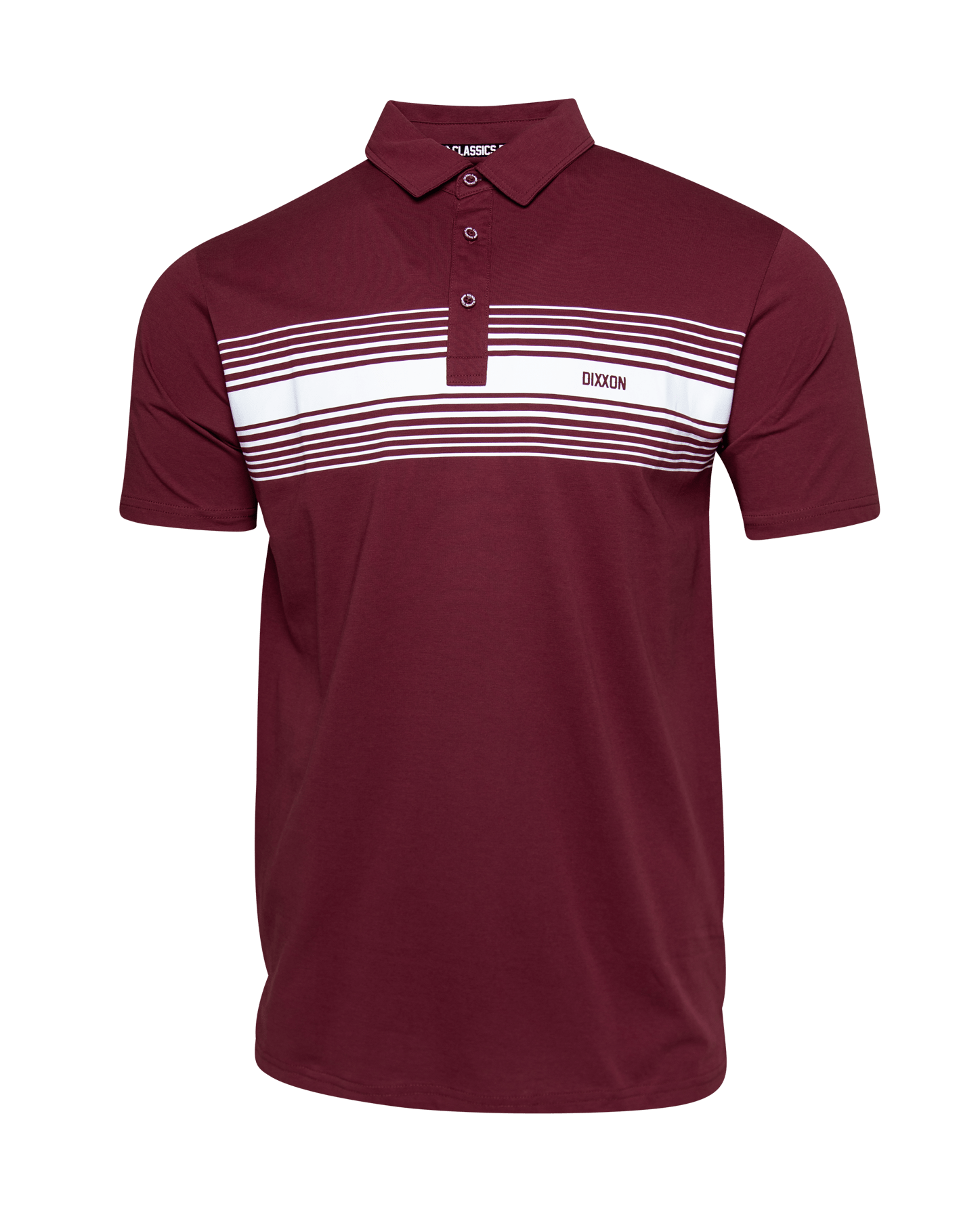 White Stripe Premium Polo - Red - Dixxon Flannel Co. view 2