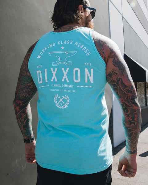 White Tradition Badge Tank - Tiffany | Dixxon Flannel Co.