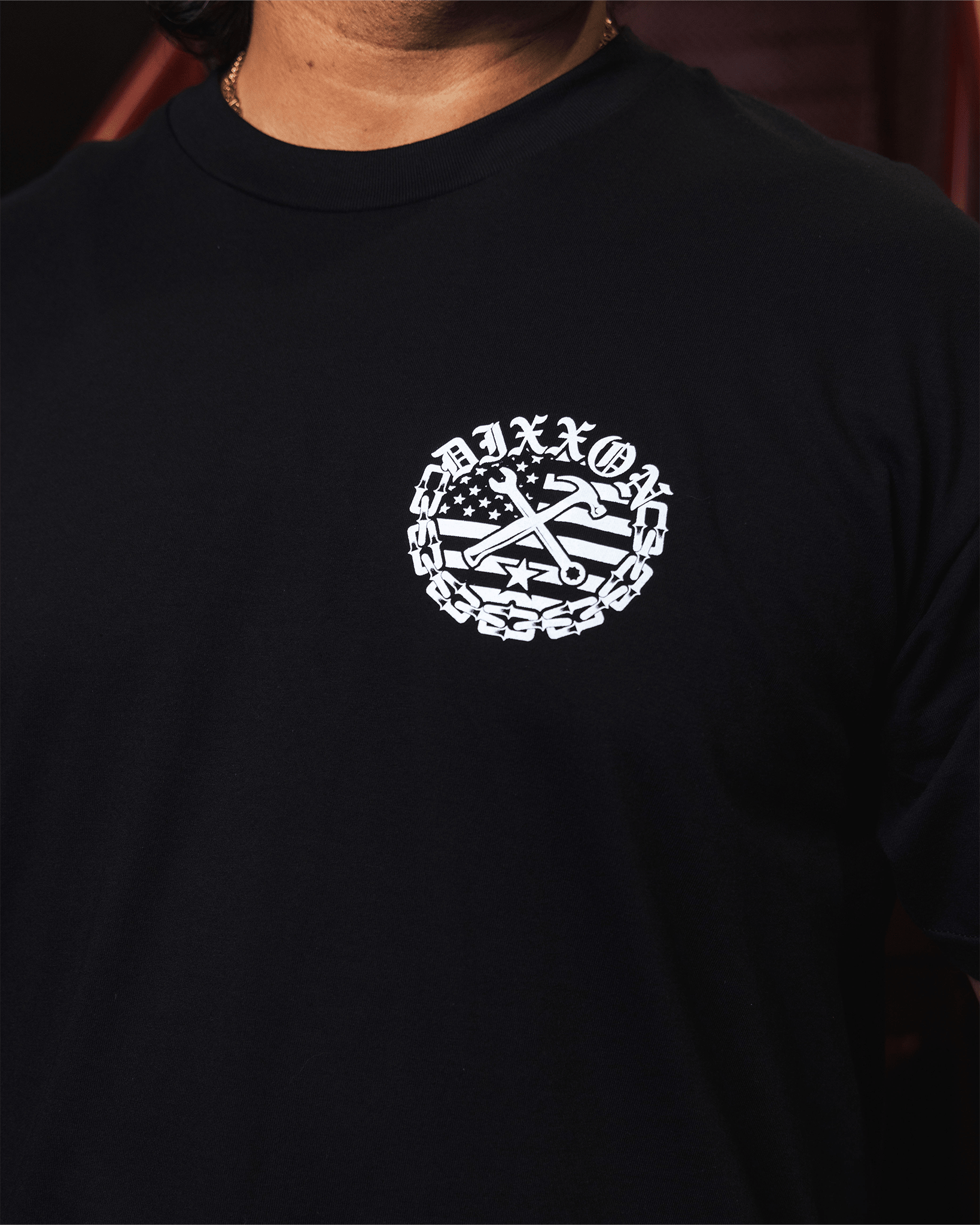 White Unchained T-Shirt - Black - Dixxon Flannel Co.