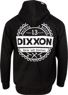 White Working Class Gear Zip Up Hoodie - Black - Dixxon Flannel Co.