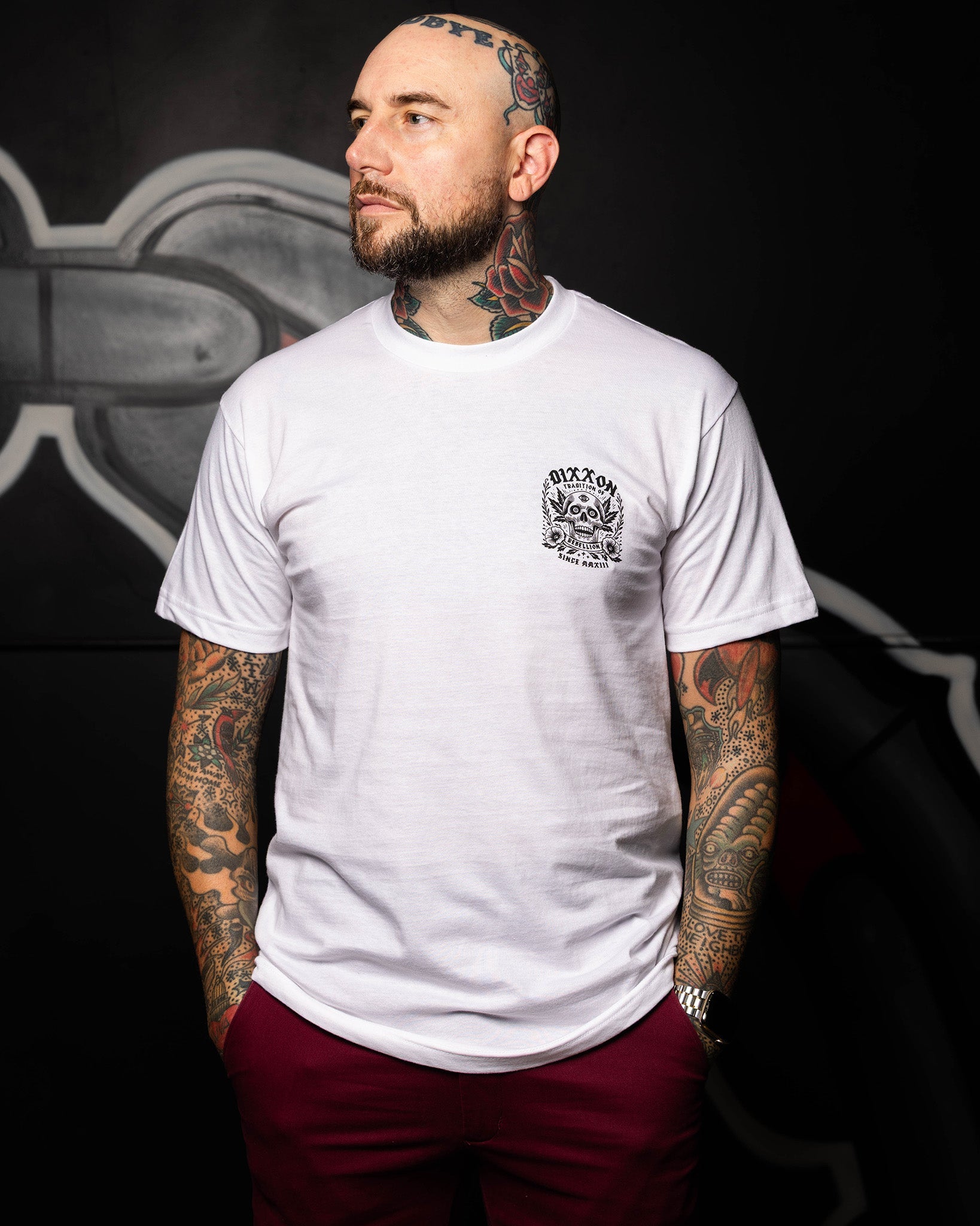 White Wormwood T-Shirt - Black - Dixxon Flannel Co.