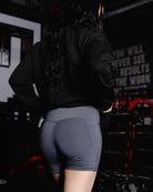 Women's 4" Biker Shorts - Charcoal - Dixxon Flannel Co.