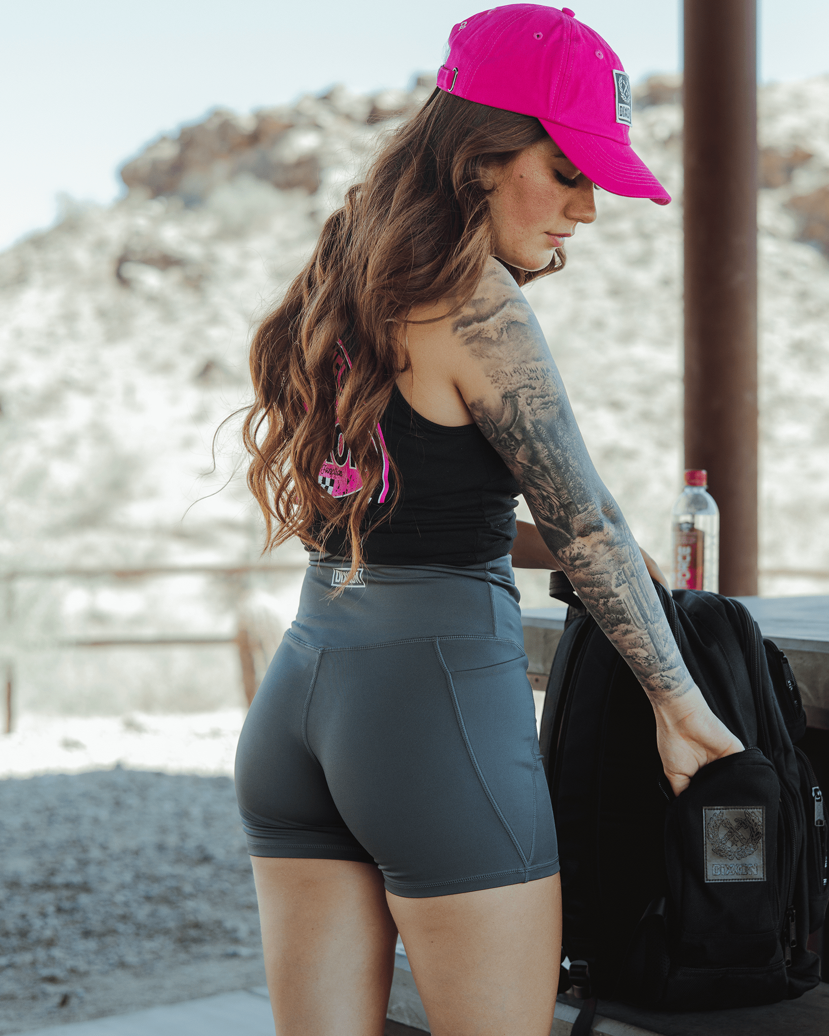 Women's 4" Biker Shorts - Charcoal - Dixxon Flannel Co.