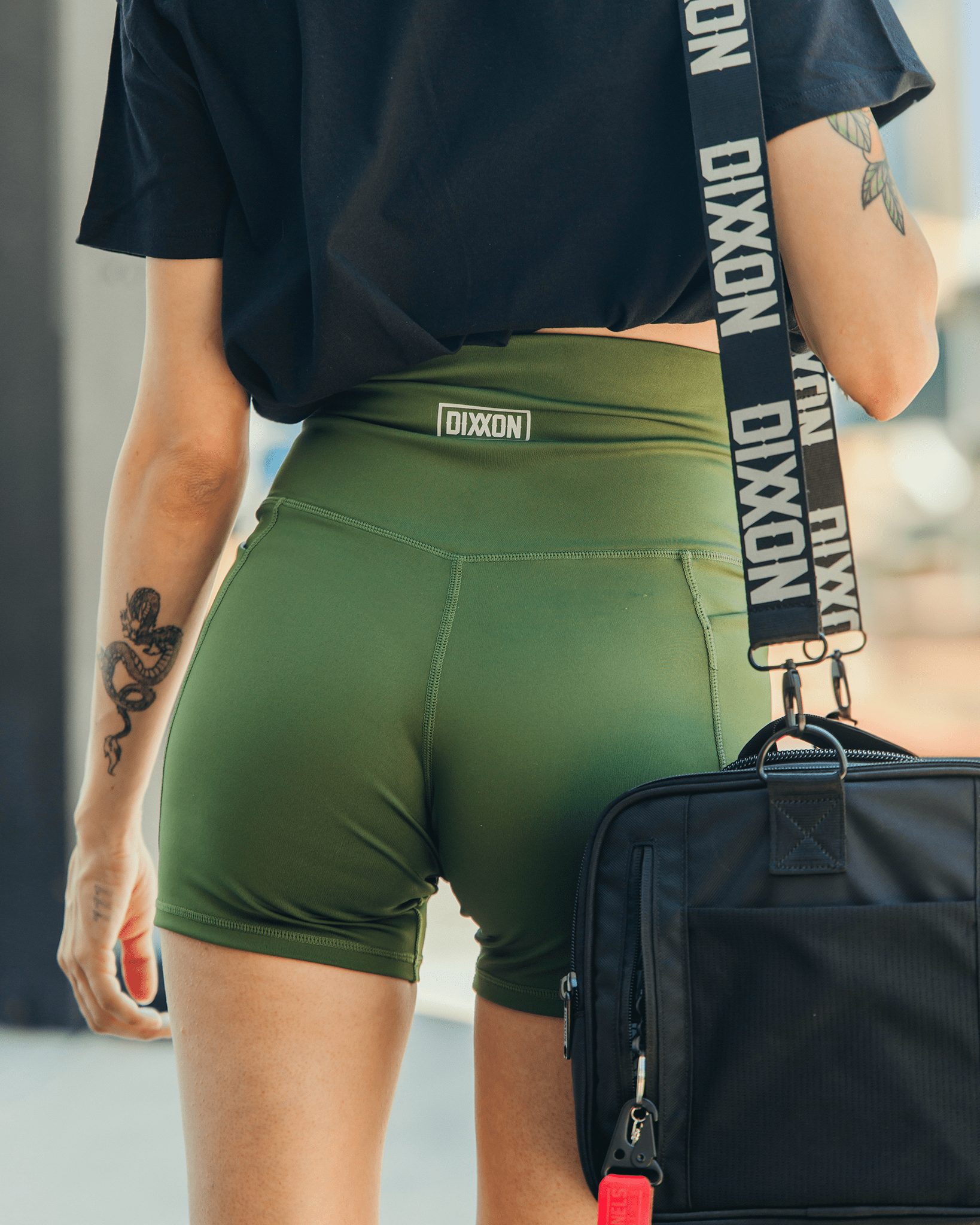 Women's 4" Biker Shorts - O.D. Green - Dixxon Flannel Co.