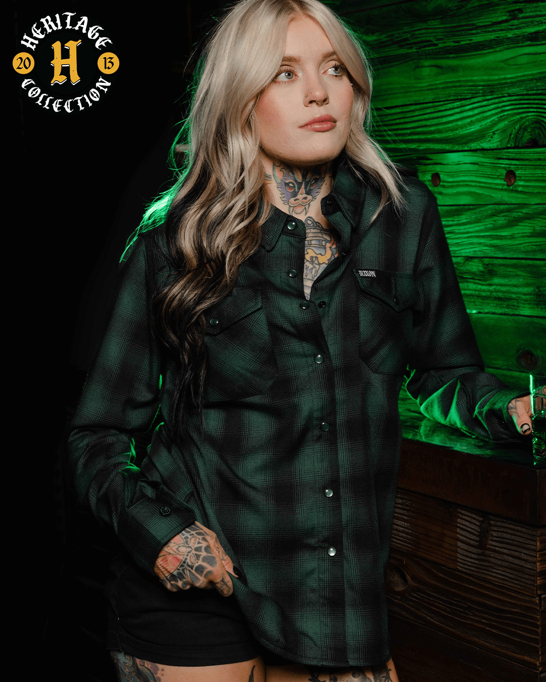 Women's Absinthe Heritage Flannel - view 1