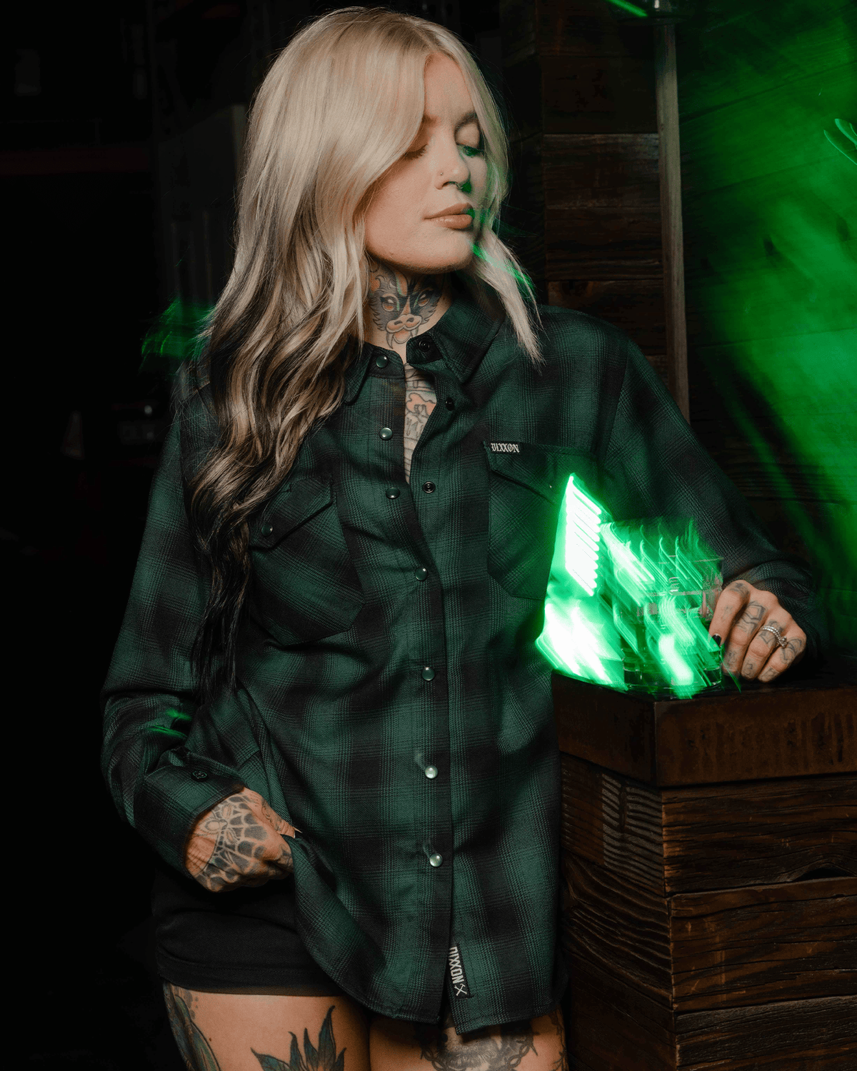 Women's Absinthe Heritage Flannel - view 3