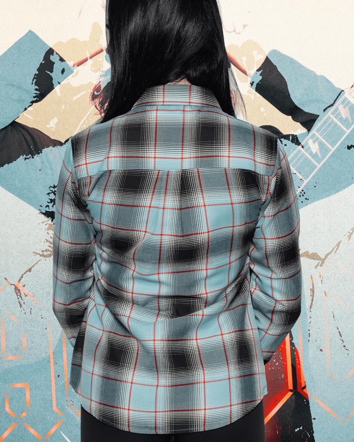 Women's ACDC Dirty Deeds Done Dirt Cheap Flannel - view 3
