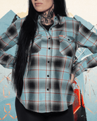 Women's ACDC Dirty Deeds Done Dirt Cheap Flannel - Dixxon Flannel Co.