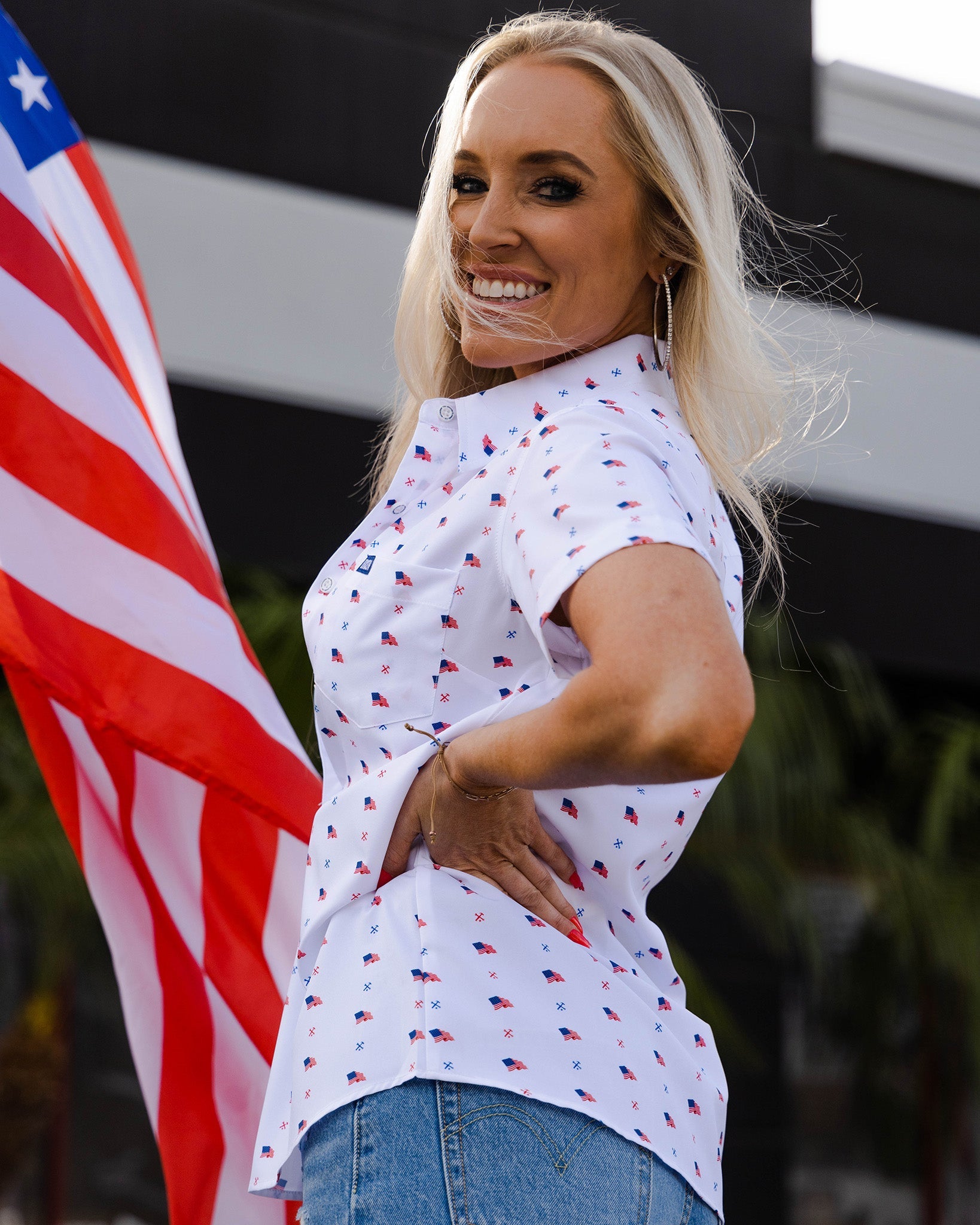 Women's All American Party Shirt - Dixxon Flannel Co.