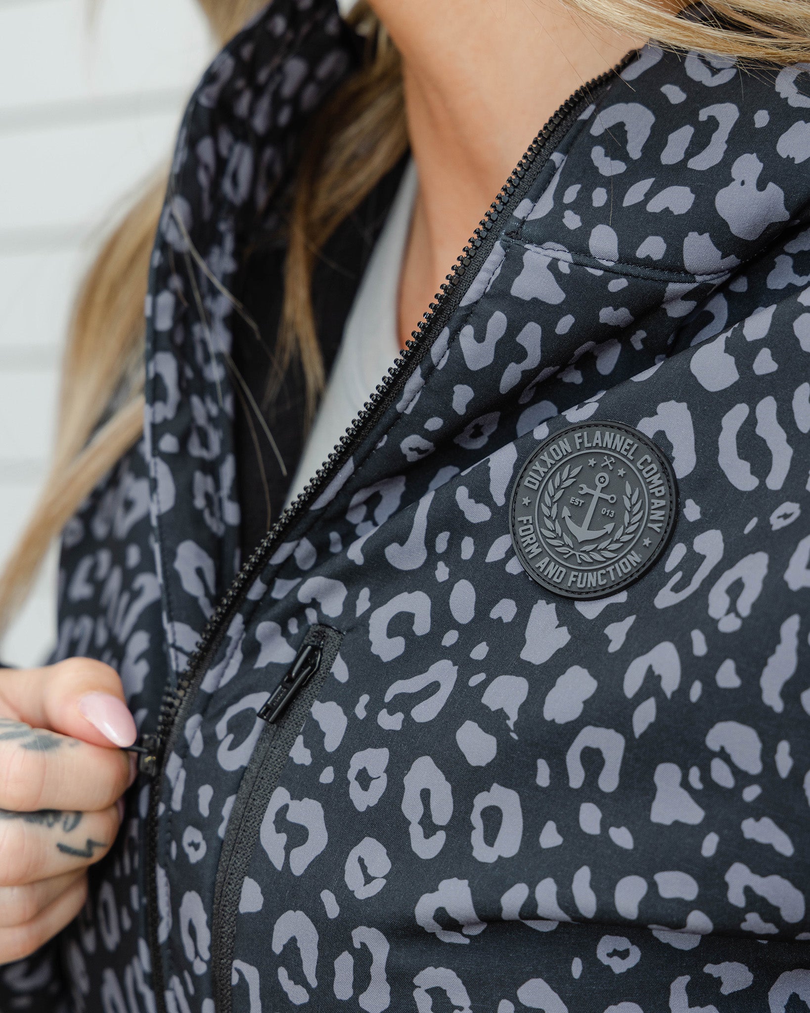 Women’s Anchor Jacket 2.0 - Black Leopard - Dixxon Flannel Co.