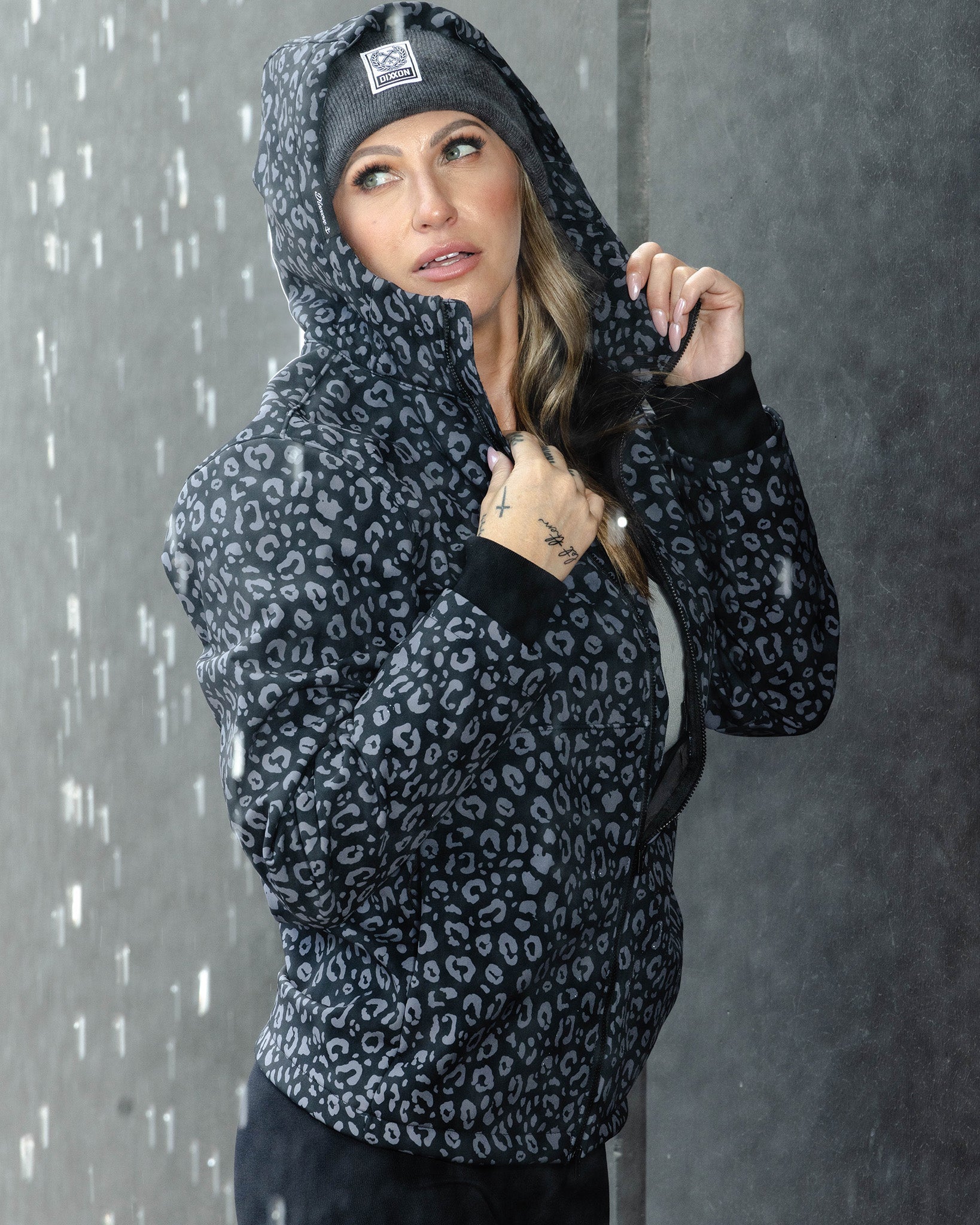 Women’s Anchor Jacket 2.0 - Black Leopard - Dixxon Flannel Co.