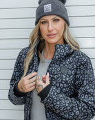Women’s Anchor Jacket 2.0 - Black Leopard - Dixxon Flannel Co.