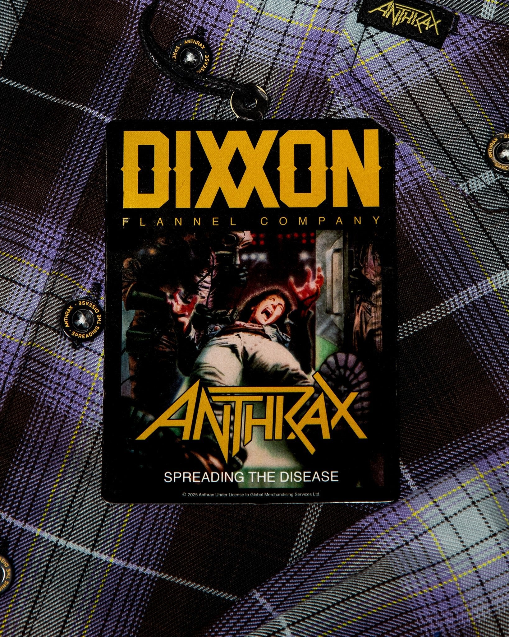 Women's Anthrax Spreading the Disease Flannel - Dixxon Flannel Co.