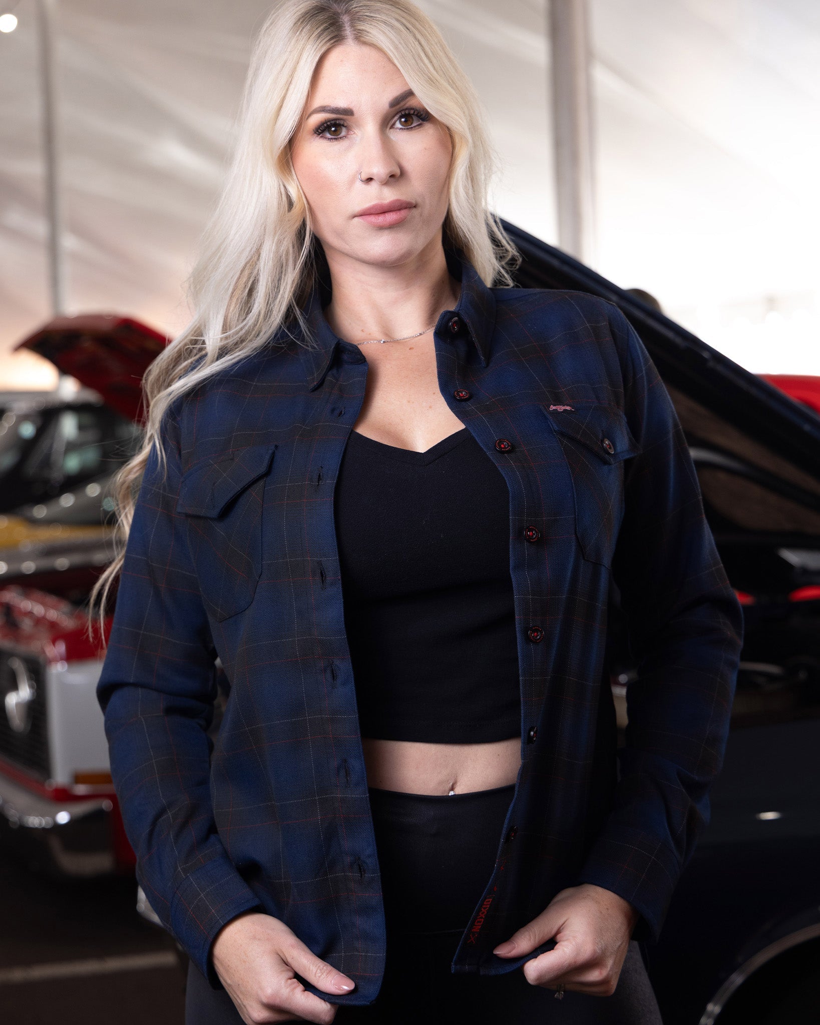 FJ ORIGINAL PRINT NEL L ネルシャツ sax 60's Women's Barrett Jackson Flannel - 2026 | Dixxon Flannel Co.