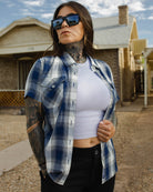 Women's Belmont Bamboo Short Sleeve - Dixxon Flannel Co.