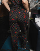 Women's Black Checkered and Cherry Pajama Pants - Dixxon Flannel Co.