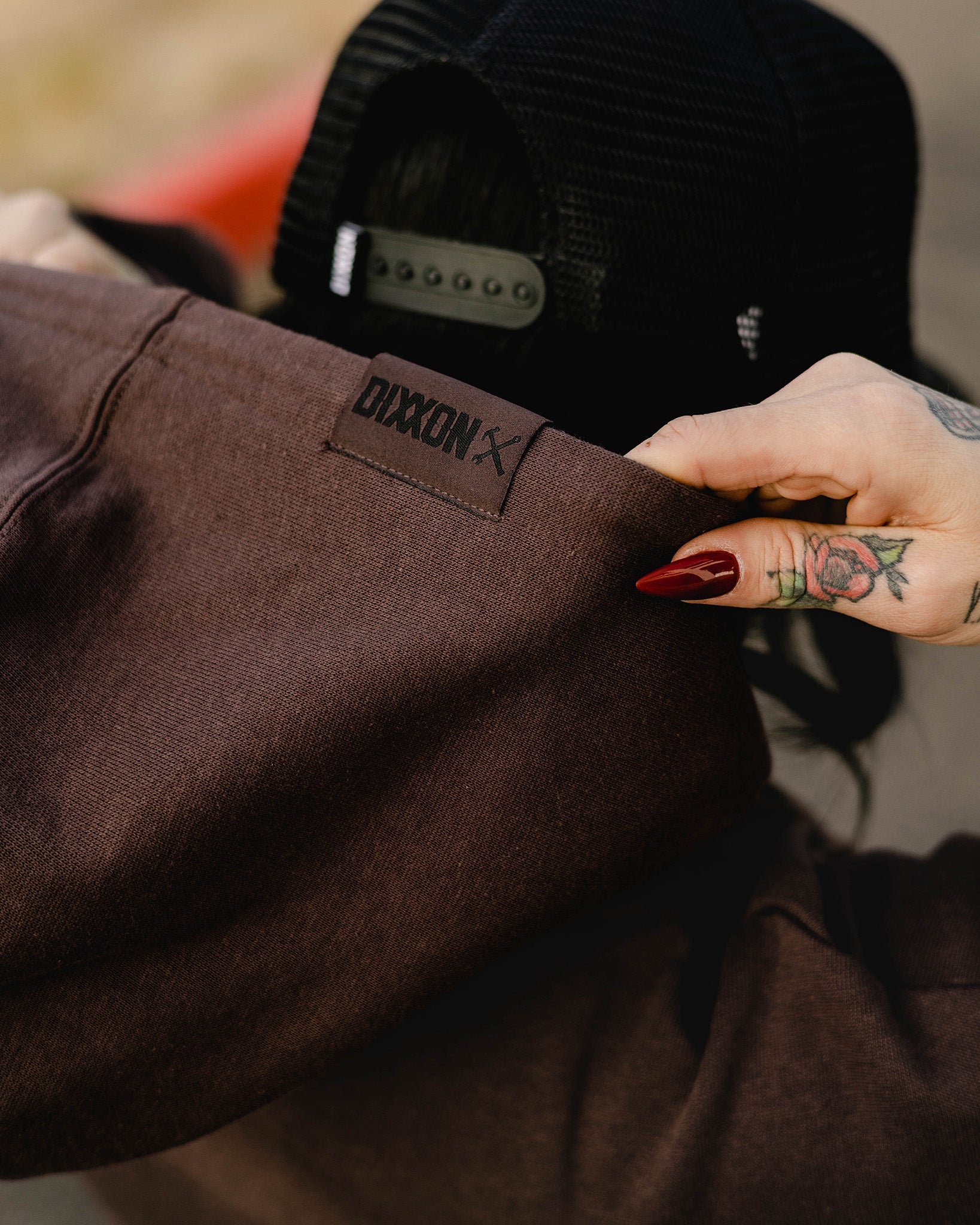 Women's Black Crest Lightweight Pullover Hoodie - Brown - Dixxon Flannel Co.