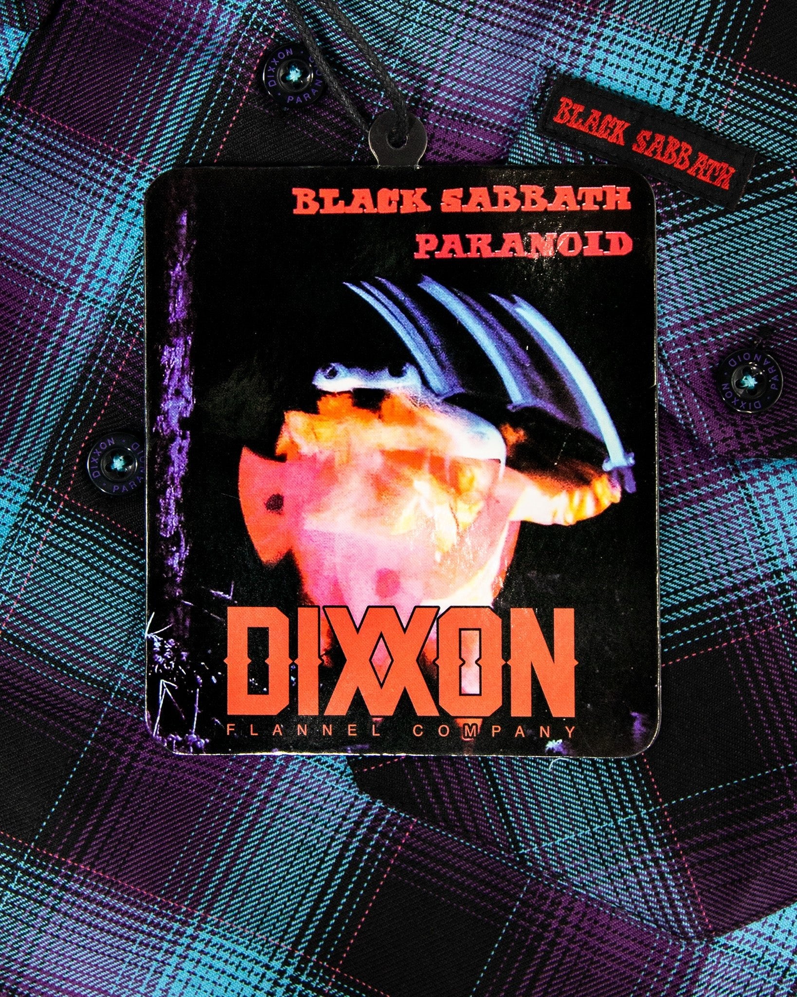 Women's Black Sabbath Paranoid Flannel - Dixxon Flannel Co.