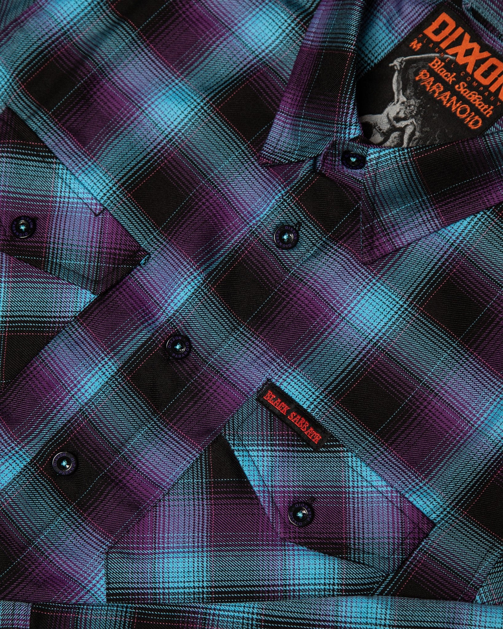 Women's Black Sabbath Paranoid Flannel - Dixxon Flannel Co.
