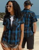 Women's Black Sea Bamboo Short Sleeve - Dixxon Flannel Co.