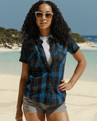 Women's Black Sea Bamboo Short Sleeve - Dixxon Flannel Co.