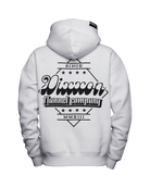 Women's Black Stardust Zip Up Hoodie - White - Dixxon Flannel Co.
