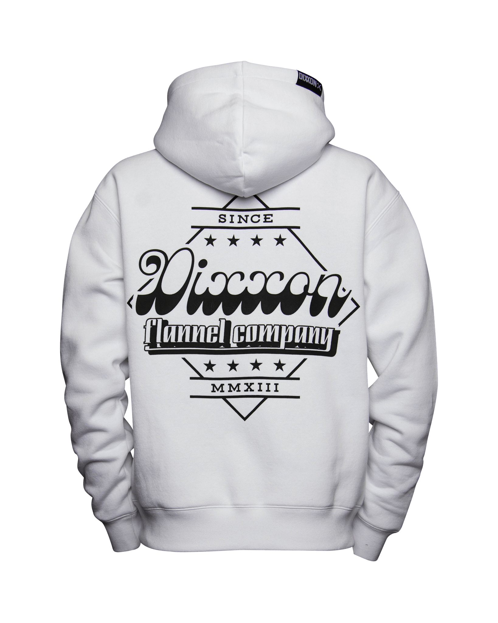 Women's Black Stardust Zip Up Hoodie - White - Dixxon Flannel Co.